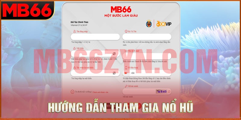 Các bước dễ dàng để tham gia nổ hũ mb66