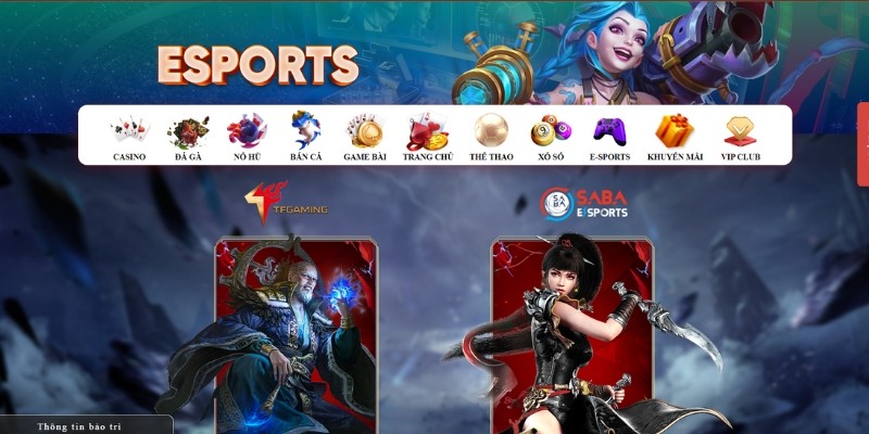 Sảnh Esports MB66 với sức hút đặc biệt